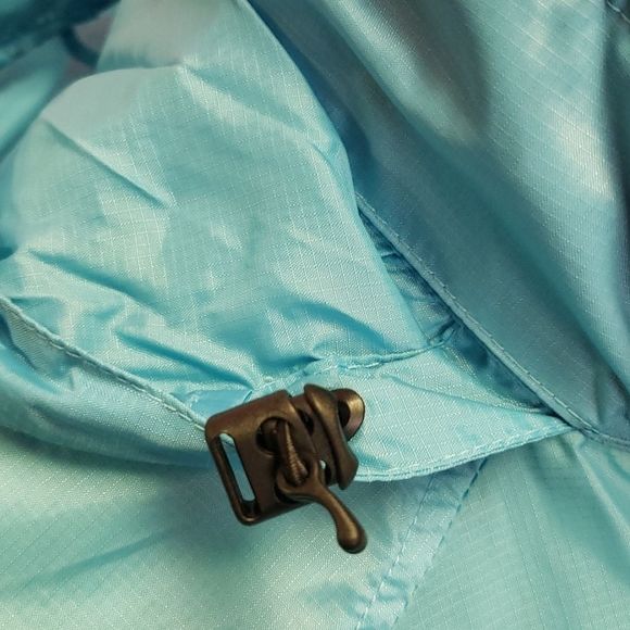 NWT 💕Landway Blue Zip Up Windbreaker Rain Jacket - Picture 7 of 15